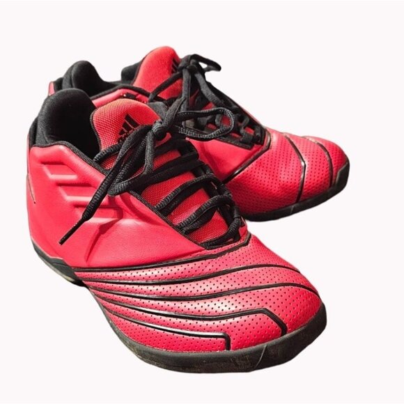 Adidas T-mac 2 Restomod Rockets Basketball Shoes GY2135 Red Black Men's Size 8.5 - Picture 3 of 13